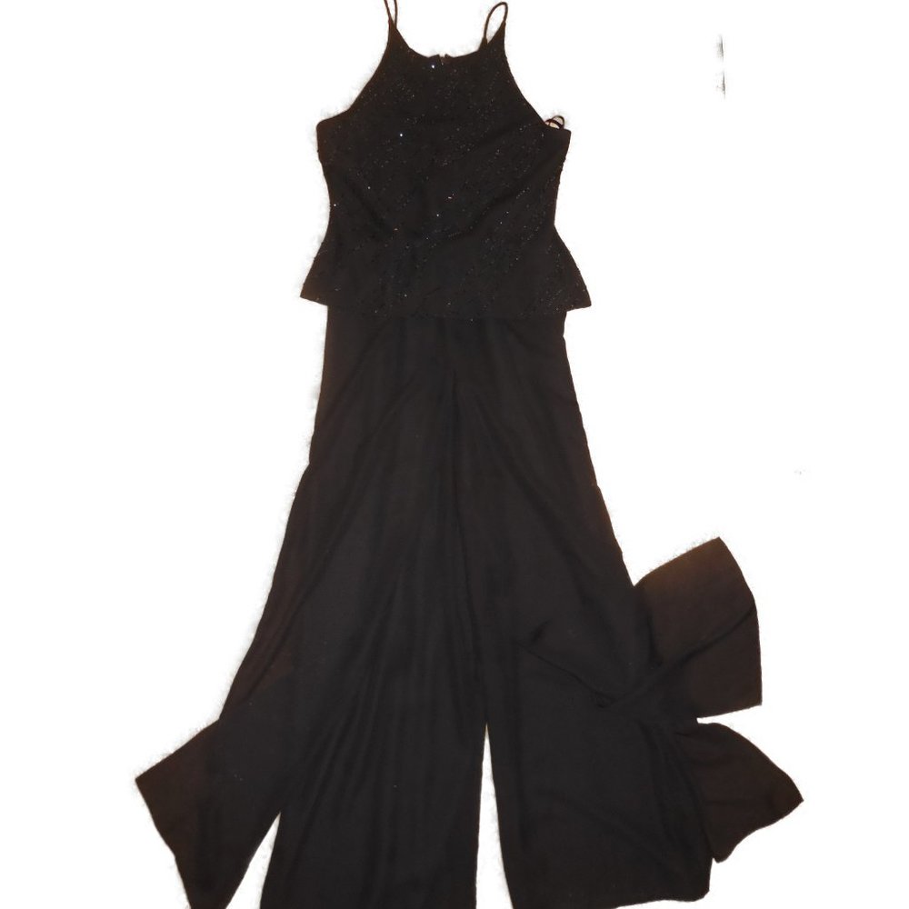 Jumsuit Black size 14 Pants Romper Beaded Jumper